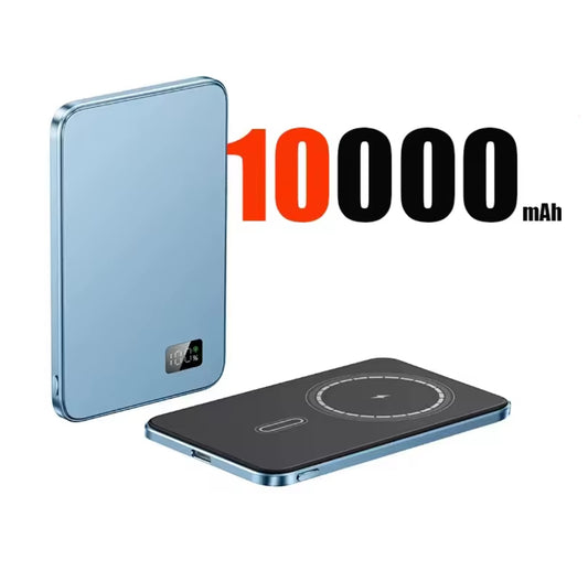 Blue - Magnetic Power Bank (10000mAh) - JustZPower