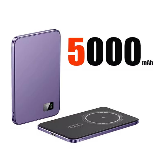 Purple - Magnetic Power Bank (5000mAh) - JustZPower