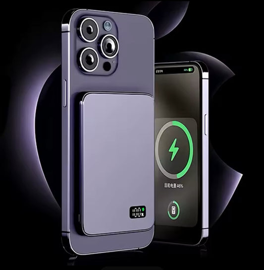 Purple - Magnetic Power Bank (5000mAh) - JustZPower
